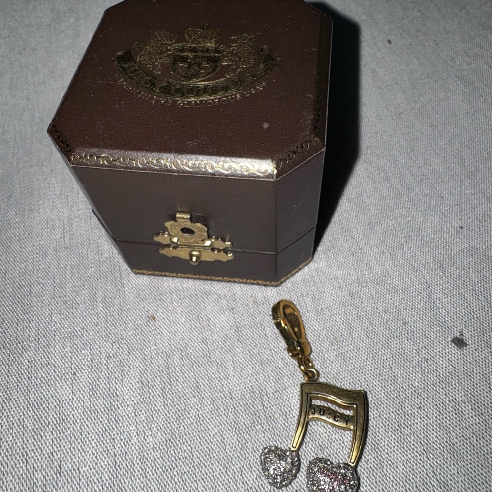 Juicy Couture Gold and Silver Music Note Charm